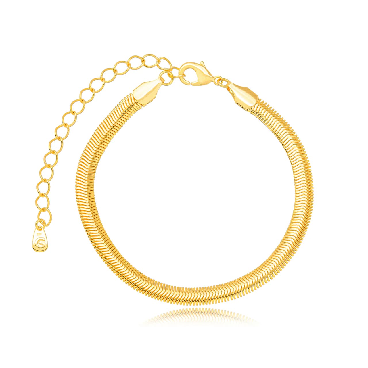 Malha roliça dourado