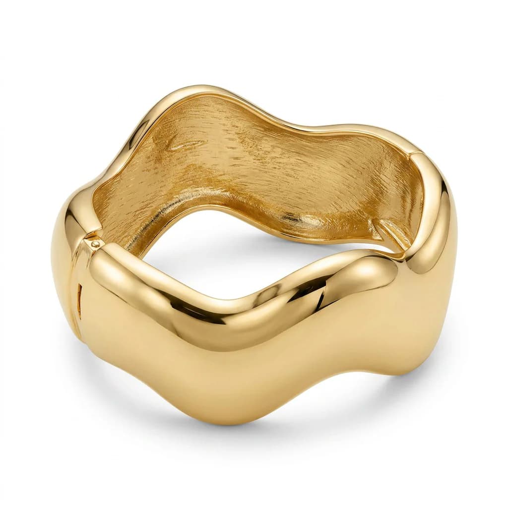 Ondulado liso dourado A
