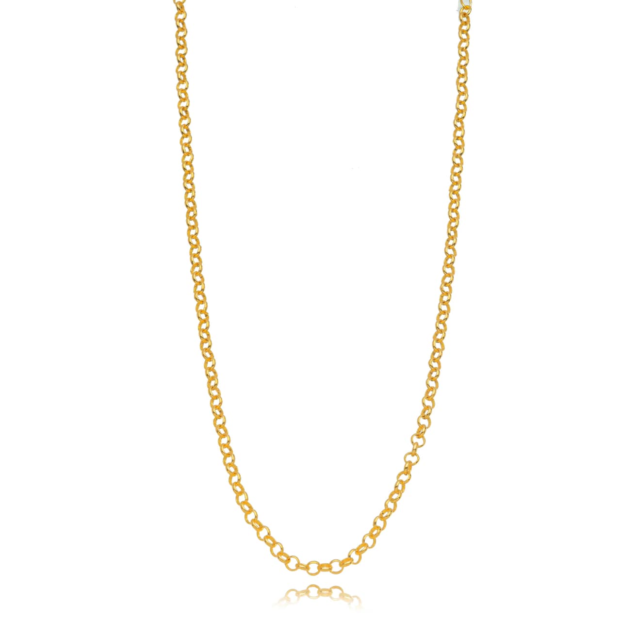 Elo português liso dourado